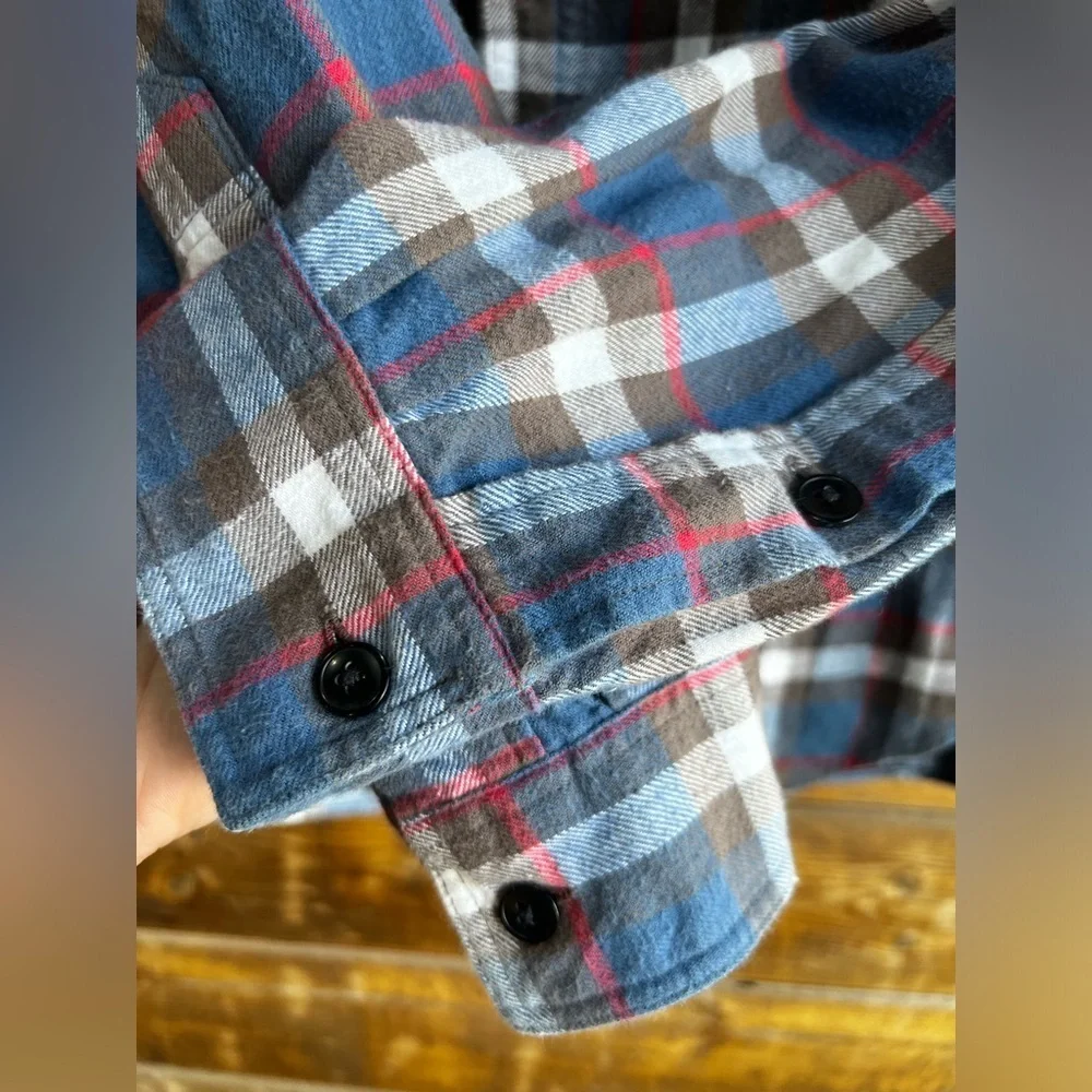 J.Crew Flannel Shirt – Classic Plaid Circa 2010 Unisex Small